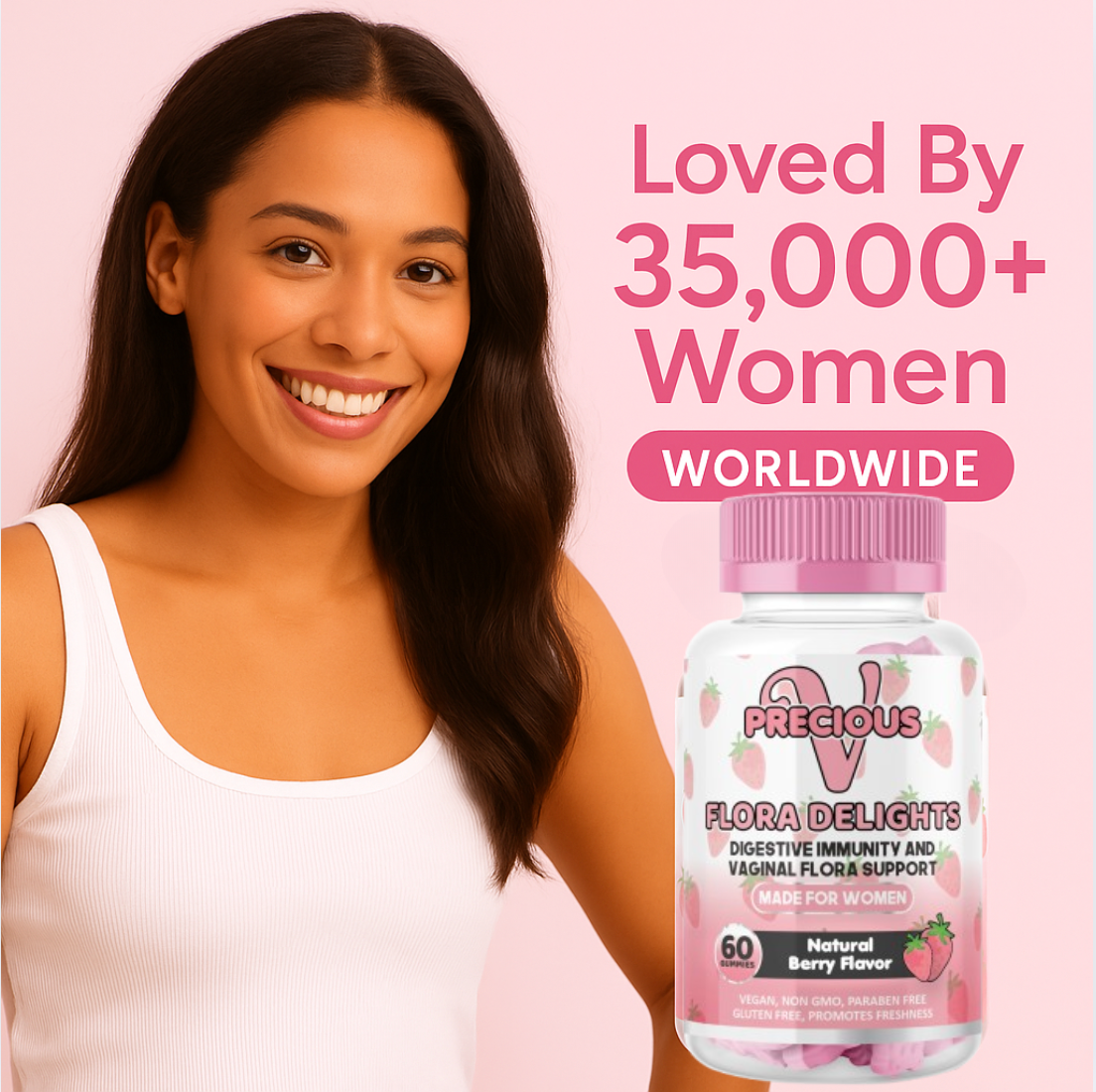 PreciousV - Flora Delights Vaginal Probiotic Gummies